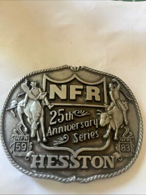 1st Edition 1983 Hesston NFR Buckle